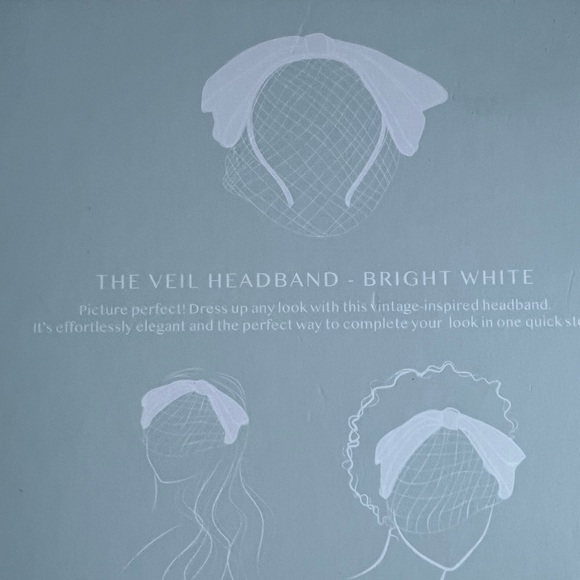 Kristin Ess Hairband Veil - Picture 5 of 7